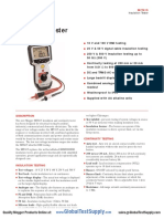 Megger Limited Mit415 en Megohmmeter Datasheet PDF