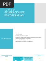 1°, 2° y 3° GENERACIÓN
