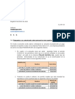 Respuesta a comunicado cobro persuasivo mora aportes al SGSSSS