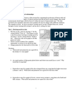 Graphing Data: Investigation 2B: Graphical Relationships