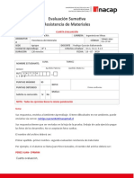 Cuarta Evaluación de Resistencia de Materiales SERGIO LUNA TORREZ