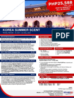 PACKAGES - 4D3N Korea Summer Scent (12-11-2019)