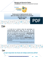 Pautas para GTA DREA Mayo 2020 Ver 5 - Compartir PDF