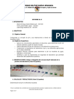 Informe #8 de Quimica