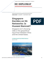 Singapore's 5G Decision: A Balancing Act, Not a Ban