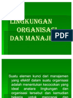 MATERI PNGNTAR MANAJEMEN "Lingkungan Organsasi Dan Manager"