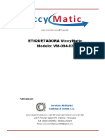 Manual de Operacion - Etiquetadora VM-084-03