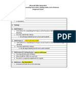 module 6 assignment sheet