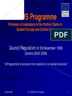 TACIS Council Regulation of 29 December 1999. Di Stefano