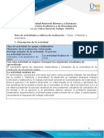 Guía de actividades y rúbrica de evaluación - Unidad 1- Tarea 1 - Medición y cinemática.