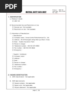 Material Safety Data Sheet: 1. Identification