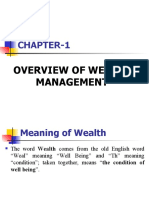 Chapter-1: Overview of Wealth Management