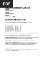 Download PHILIPPINES TAX RATES by Jose Luis General SN48276697 doc pdf