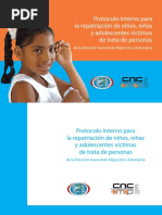 Protocolo Interno para la repatriación de niños, niñas y adolescentes víctimas de trata de personas de la Dirección General de Migración y Extranjería