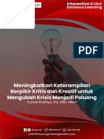 Handout - Keterampilan Berpikir Kritis Dan Kreatif Untuk Mengubah Krisis Menjadi Peluang