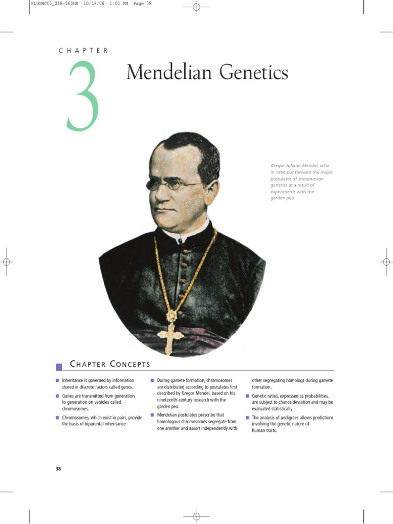 Mendelian Genetics Overview and Principles | PDF | Dominance (Genetics ...