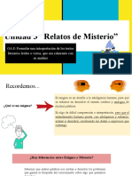 Unidad 3 "Relatos de Misterio"