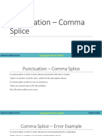 Punctuation - Comma Splice: Business English Success Perfect English