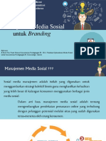 Manajemen Medsos Untuk Branding