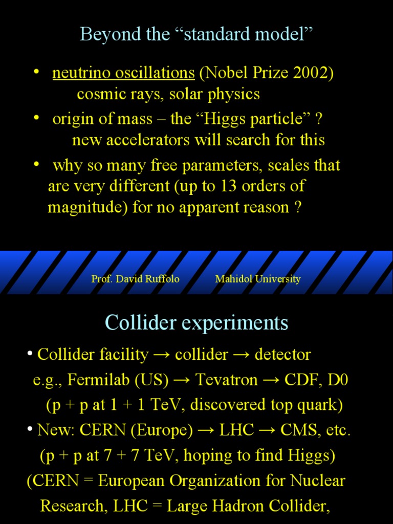 Exploring Standard Model Free Parameters | PDF