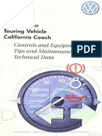 VW T4 Westfalia CaliforniaCoach Manual English 1998 PDF