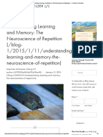 Understanding Learning and Memory_ The Neuroscience of Repetition — Gretchen Schmelzer