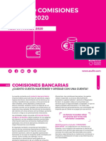 Estudio Comisiones Banca Española