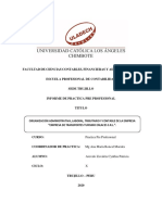 Informe Practicas - Pre-Profesionales Arevalo Cynthia PPP PDF