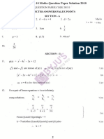CBSE Class 10 Maths Question Paper Solution 2010 Set 1