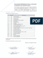 Acta de Herramientas PDF