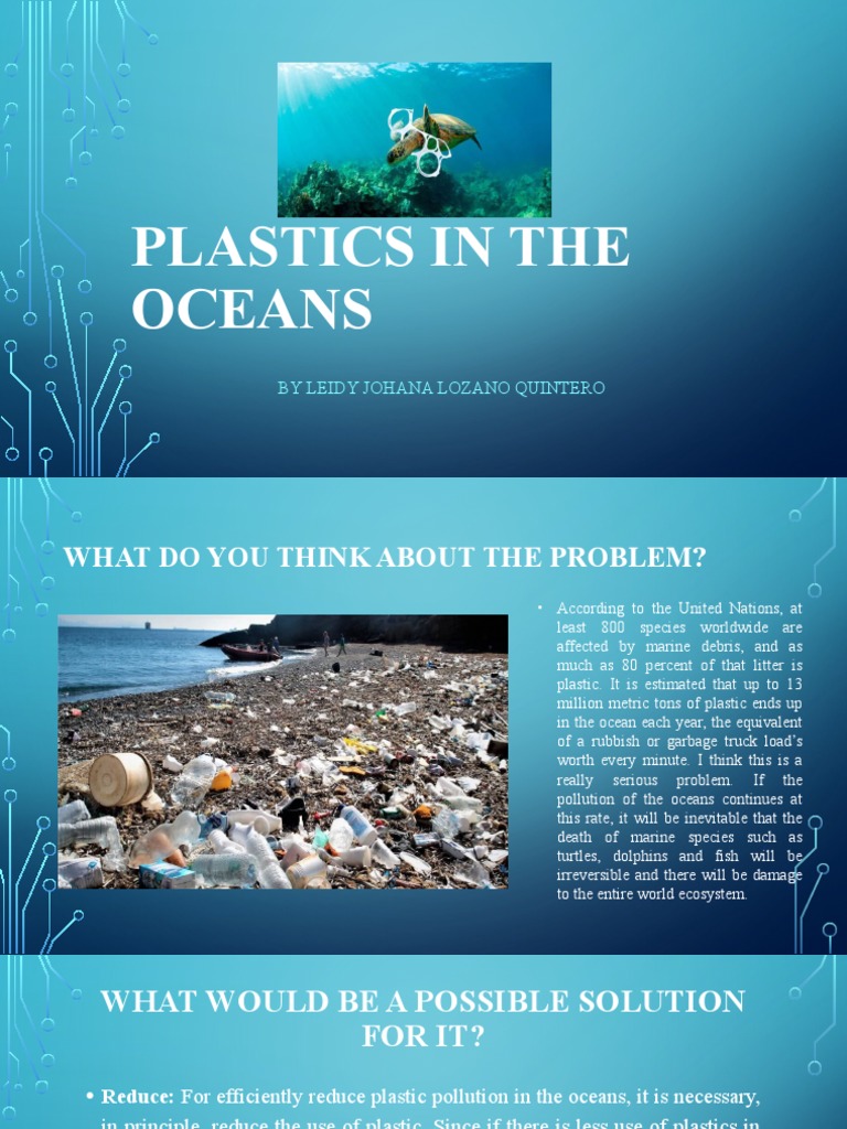 Solutions to Ocean Plastic Pollution | PDF | Recycling | Plastic