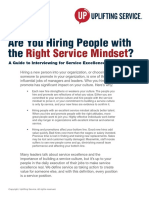 UP - Assessment - Are You Hiring People With The Right Service Mindset - 386