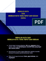 Pertemuan 5 Memilih Kata Yang Tepat Dan Sesuai