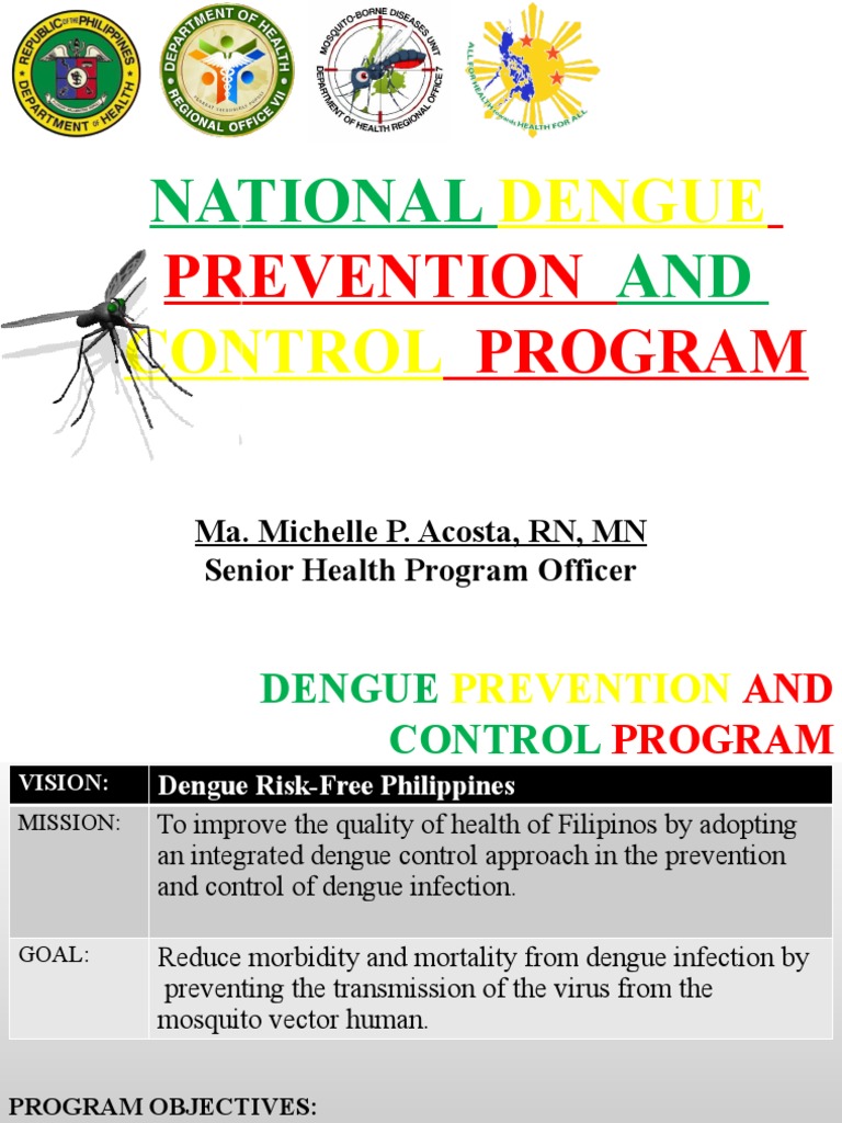 National Dengue Prevention and Control Program in the Philippines: A ...