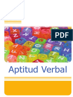 Aptitud Verbal - 1°