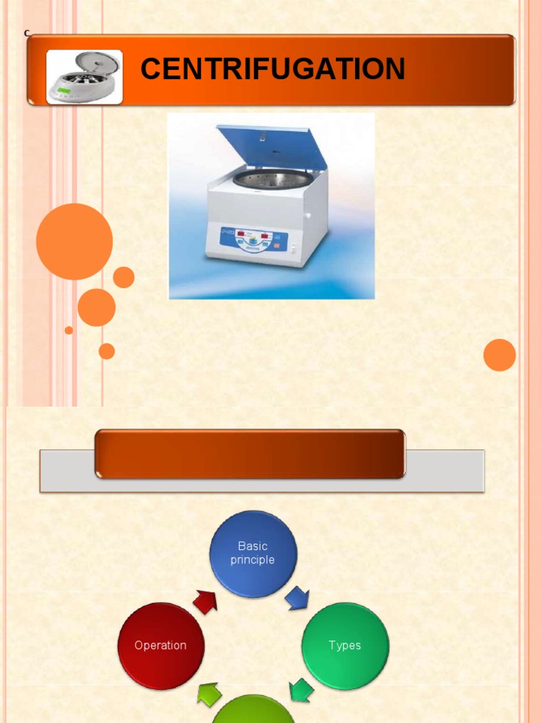 Centrifugation | PDF | Centrifugation | Centrifuge