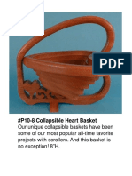 #P10-8 Collapsible Heart Basket