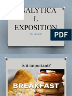 Analytical Exposition 2