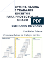 Estructura DEL SEMINARIO DE GRADO, PDF