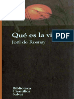 Qué Es La Vida - Joel de Rosnay PDF