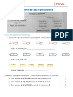 Patrones multiplicativos en matemática de 2° grado