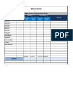 WCCAS Hotel: Guest Room Linen Control Sheet