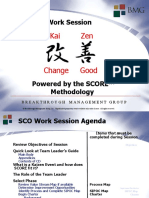 Kai Zen: Kaizen SCO Work Session