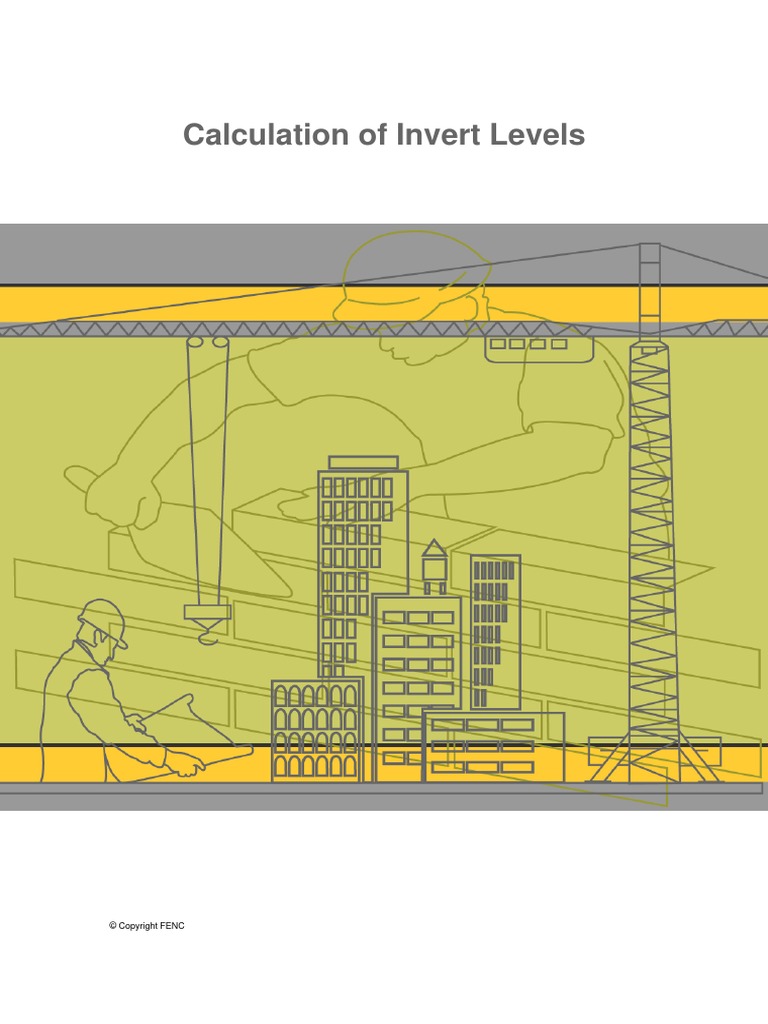 Calculation of Invert Levels PDF | PDF | Sanitary Sewer | Metre