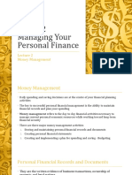 GE1202 Managing Your Personal Finance: Money Management
