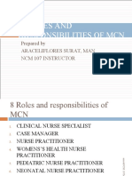 Roles and Responsibilites of MCN PDF