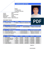 Curriculum Vitae: Personal Data