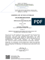Certificate of Non-Coverage: CNC-OL-R05-2018-10-01104