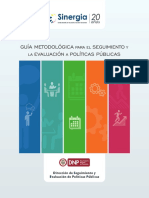 Guía para el seguimiento y evaluación de políticas públicas