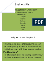 Bowling Plaza in Chandigarh: Business Plan